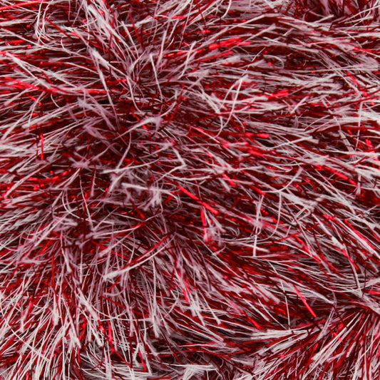 543303 Tinsel Red Snow Yarn - 70M, 50g Novelty
