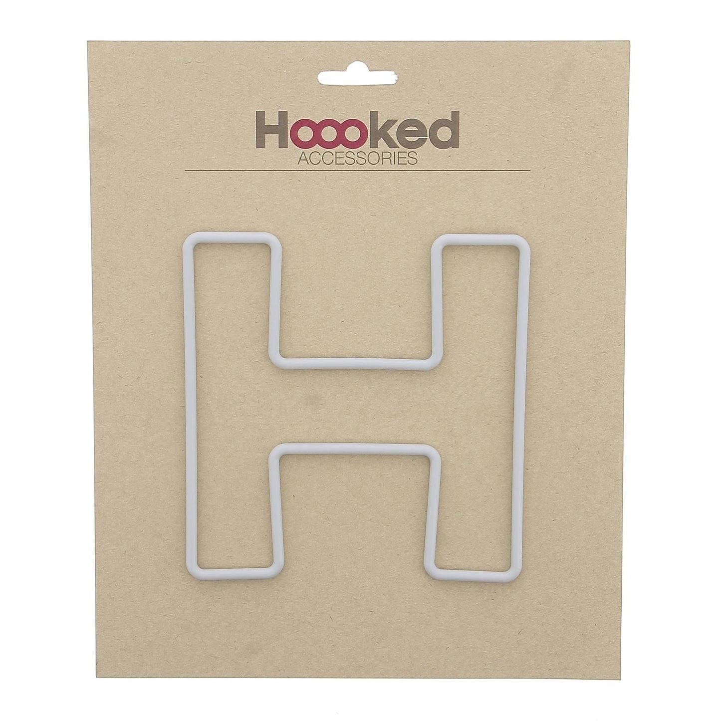 [Hoooked] Recycled Plastic Frame Plastic Letter H - 150mm