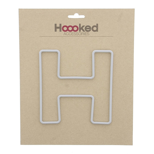 [Hoooked] Recycled Plastic Frame Plastic Letter H - 150mm
