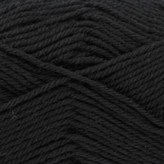 60048 Merino Blend Black Yarn - 104M, 50g Double Knit