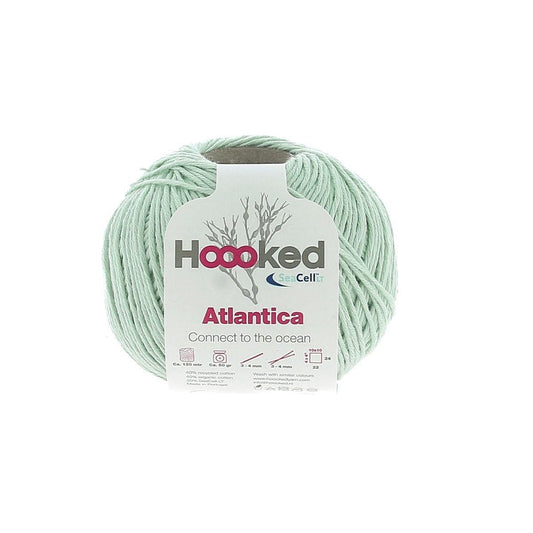 [Hoooked] Atlantica Caribbean Mint Seacell Cotton Yarn - 120M, 50g