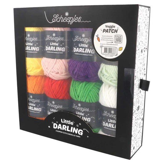 [Scheepjes] 24666 Little Darling Colour Pack Veggie Patch Yarn - 25g Pack of 8