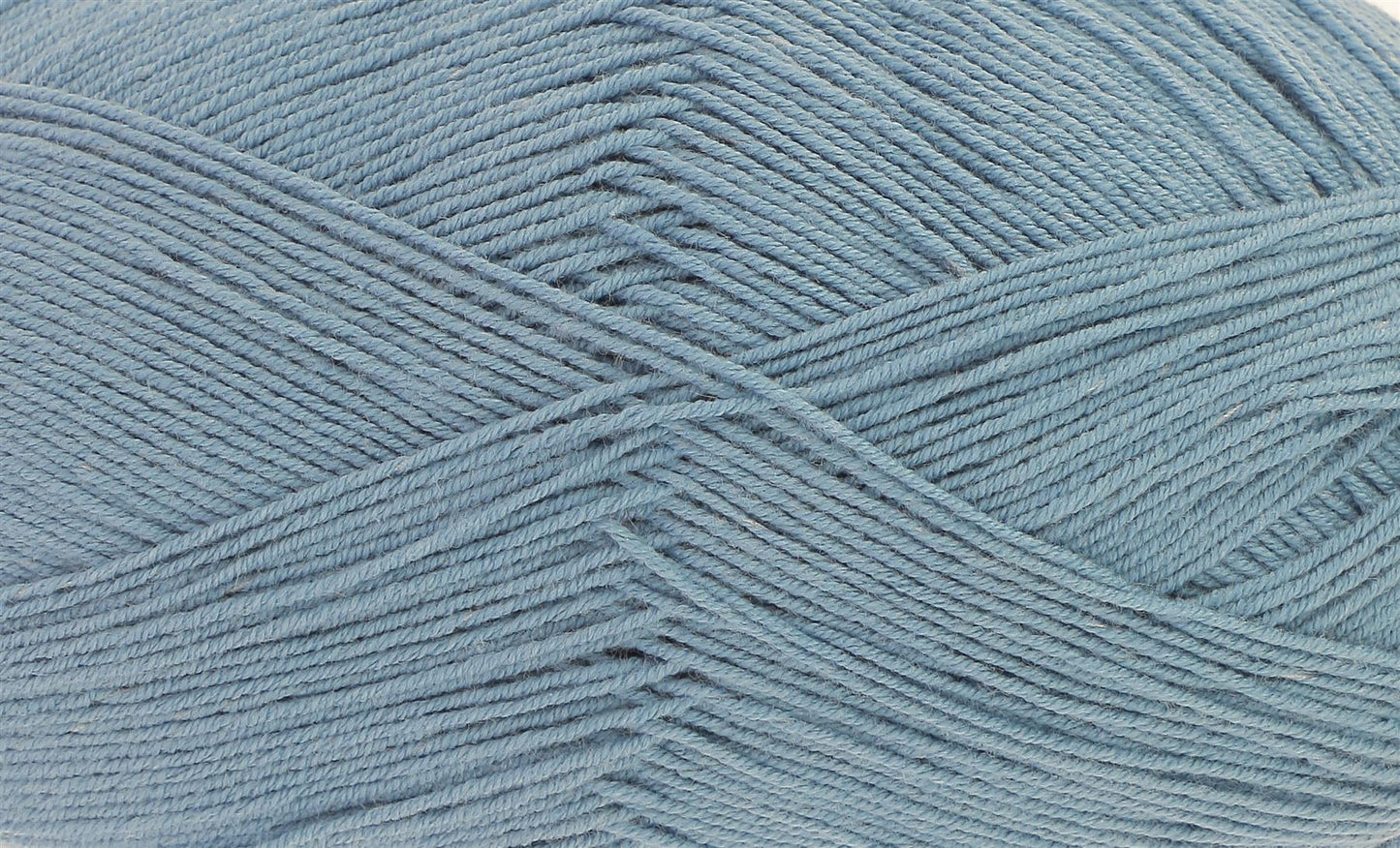 2194766 Cotton Socks Denim Yarn - 365M, 100g 4 Ply