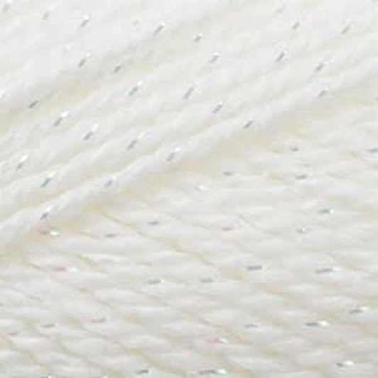 5105 Baby Glitz Cream Yarn - 290M, 100g Double Knit