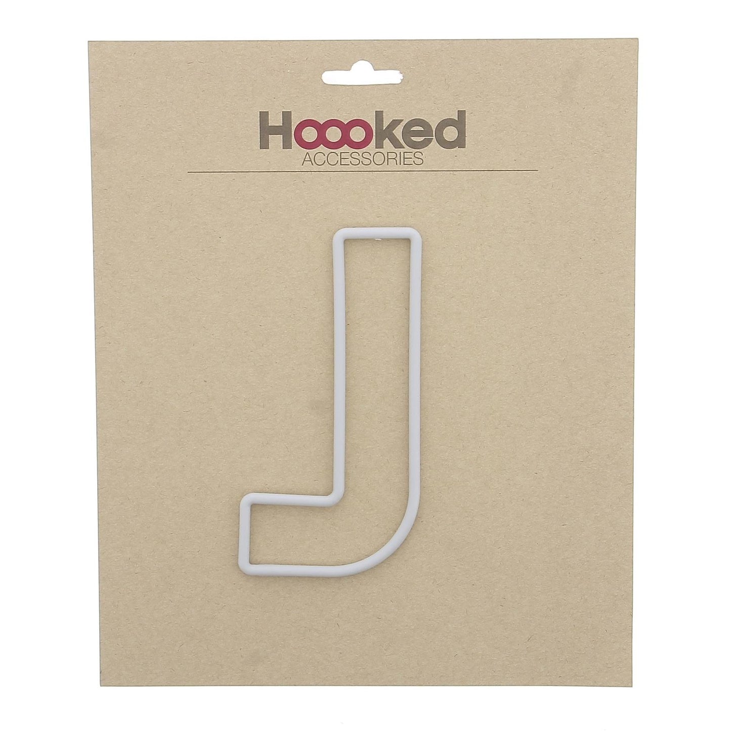 [Hoooked] Recycled Plastic Frame Plastic Letter J - 150mm