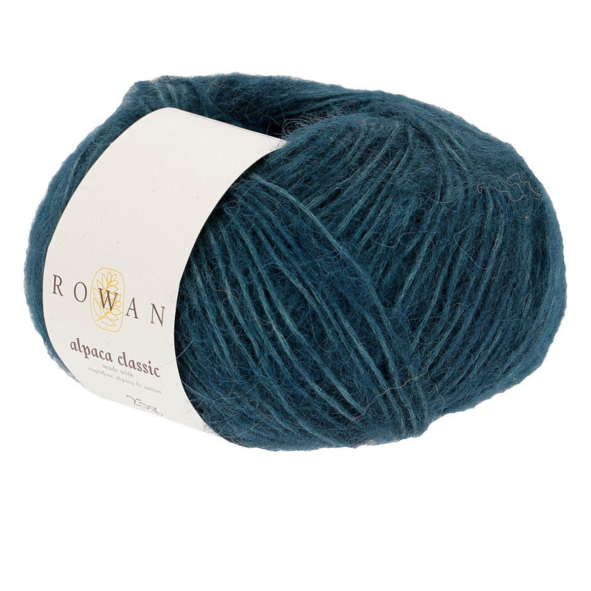 Alpaca Classic Deep Teal 109 57% Alpaca 43% Cotton Yarn - 25g