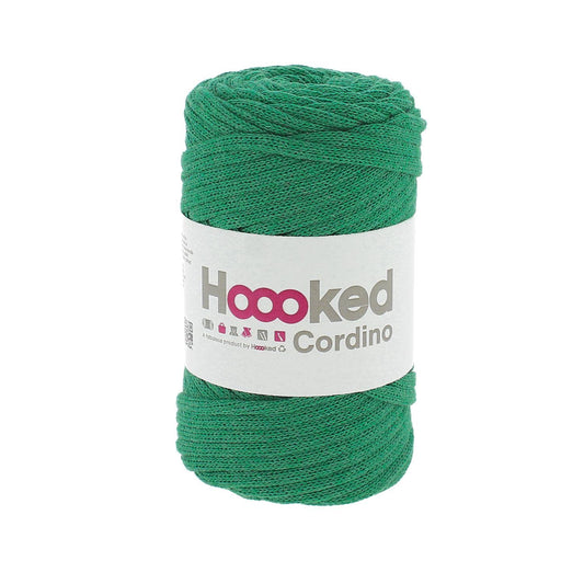 [Hoooked] Cordino Lush Green Cotton Macrame Cord - 54M, 150g