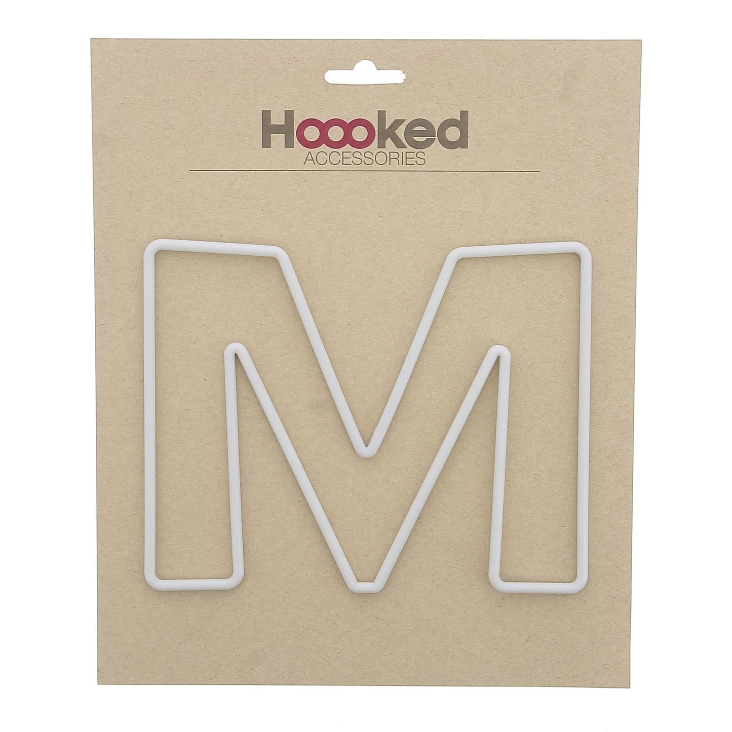 [Hoooked] Recycled Plastic Frame Plastic Letter M - 150mm