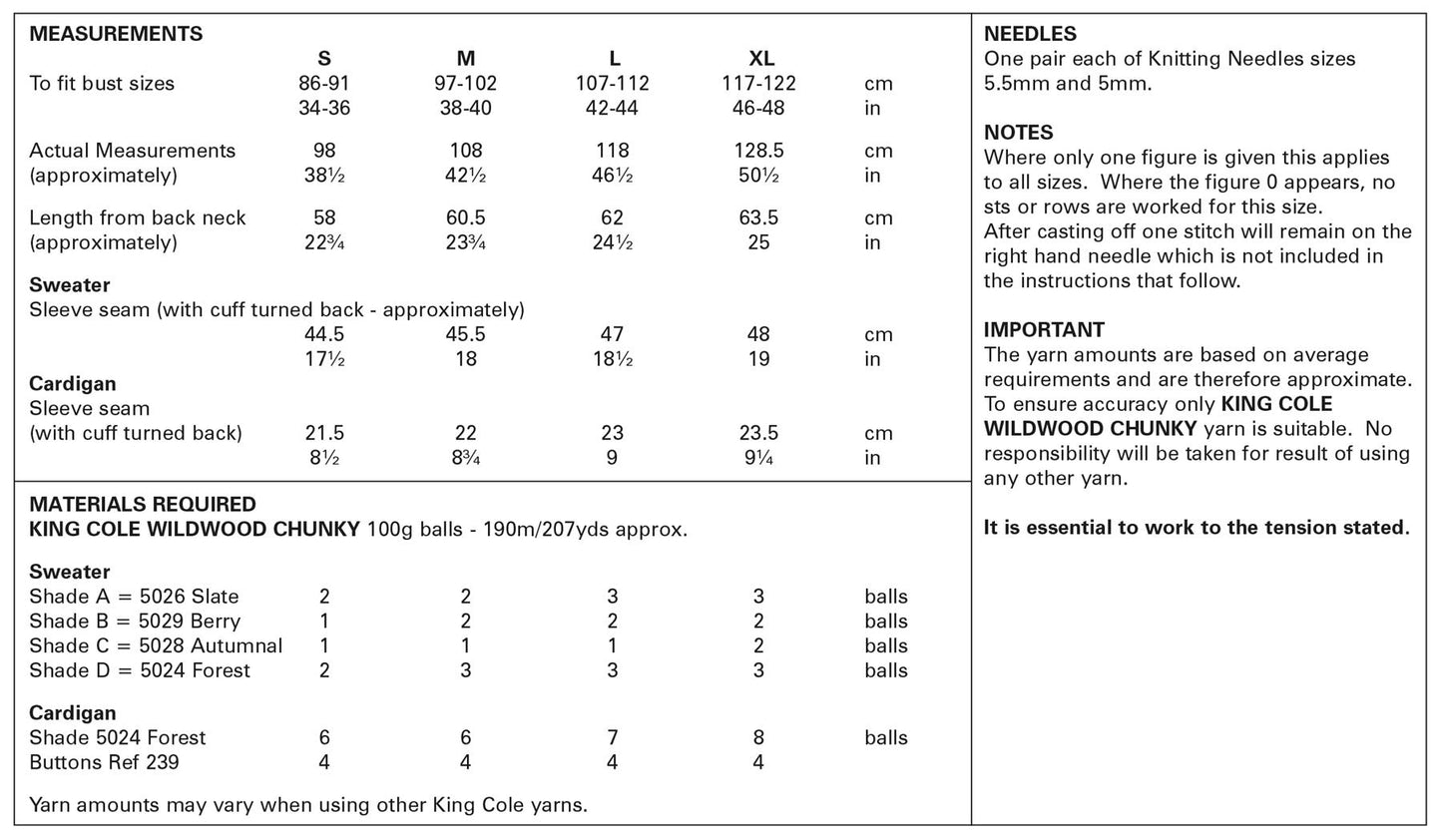 5891 Pattern