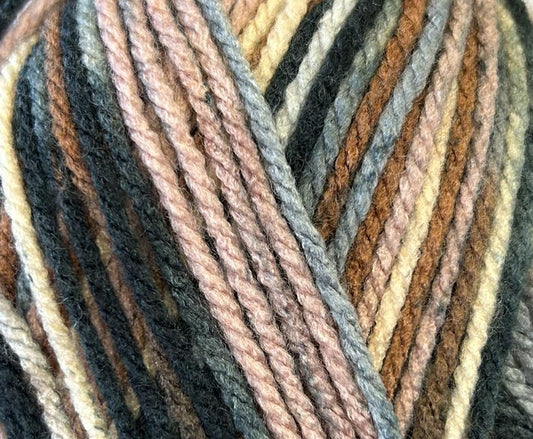 3411960 For The Love of Stripes Espresso Martini Yarn - 100g Chunky