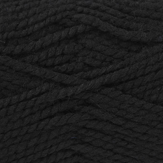 77554 Big Value Black Yarn - 152M, 100g Chunky