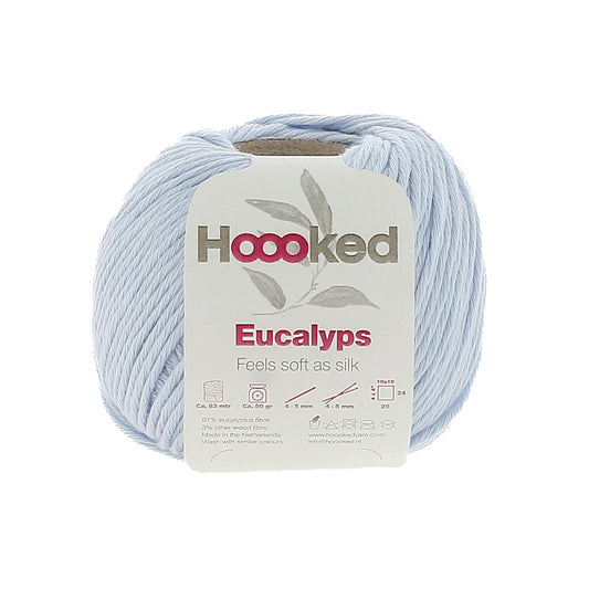 [Hoooked] EC0950G Eucalyps Celeste Blue Eucalyptus Yarn - 82.5M, 50g