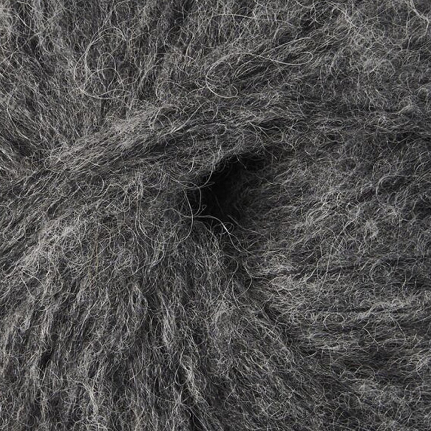 Mode Charcoal Melange 57% Alpaca, 43% Cotton Alpaca Cotton Yarn - Approx 120Mtrs (131 Yards), 25g