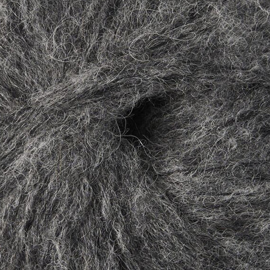 Mode Charcoal Melange 57% Alpaca, 43% Cotton Alpaca Cotton Yarn - Approx 120Mtrs (131 Yards), 25g