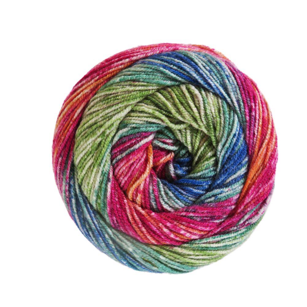 2763781 Batik Swirl Norwegian Fjord (3781) 80% Acrylic 20% Wool Yarn - 200g Double Knit