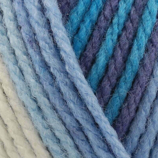 3363122 Merry Go Round Chunky Blue/Denim 100% Premium Acrylic Yarn - 100g Chunky