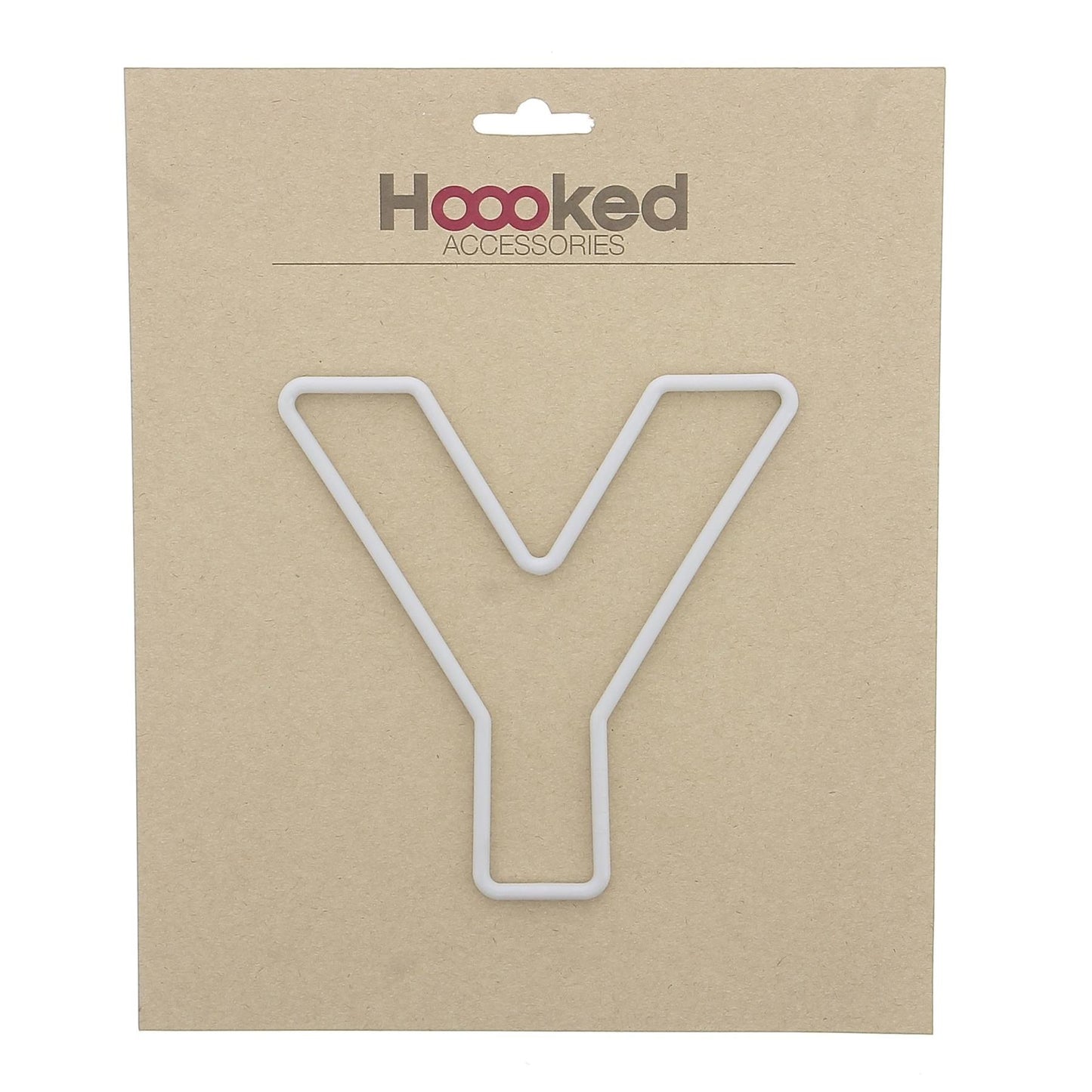 [Hoooked] Recycled Plastic Frame Plastic Letter Y - 150mm