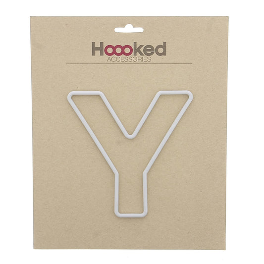 [Hoooked] Recycled Plastic Frame Plastic Letter Y - 150mm