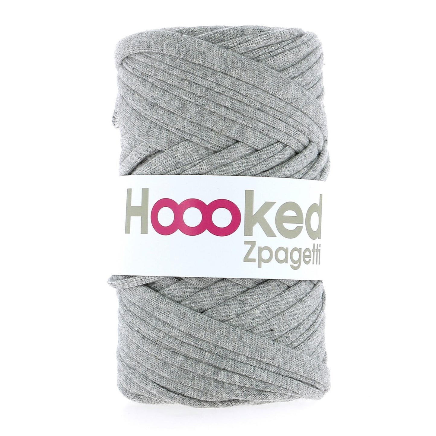 Hoooked Zpagetti Grey Cotton T-Shirt Yarn - 60M 350g