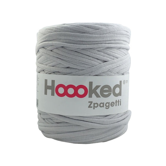 Hoooked Zpagetti Light Grey Cotton T-Shirt Yarn - 120M 700g