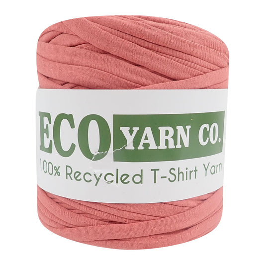 Eco Yarn Co Salmon Pink Cotton T-Shirt Yarn - 120M 700g