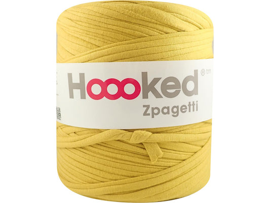 Hoooked Zpagetti Mustard Yellow Cotton T-Shirt Yarn - 120M 700g
