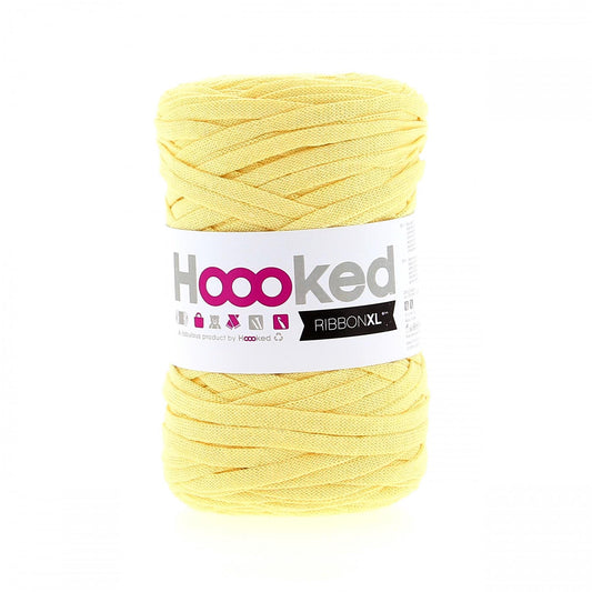 Hoooked RXL45 RibbonXL Frosted Yellow Cotton T-Shirt Yarn - 120M 250g