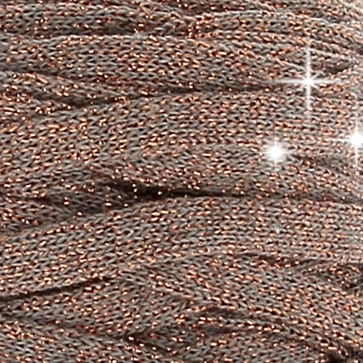 Hoooked RXL Lurex 9 RibbonXL Lurex Wood Copper Cotton Yarn - 120M 250g
