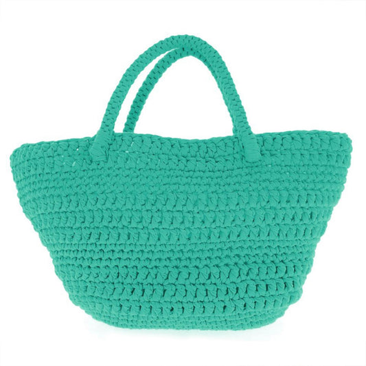 [Hoooked] PAK168SP7 RibbonXL Happy Mint Cotton Avila Beachbag Crochet Kit