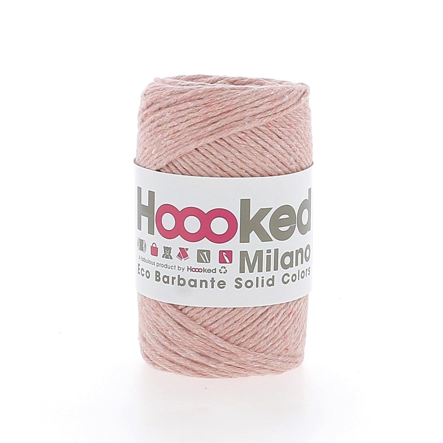 [Hoooked] D700 Eco Barbante Milano Apricot Cotton Yarn - 102M, 100g
