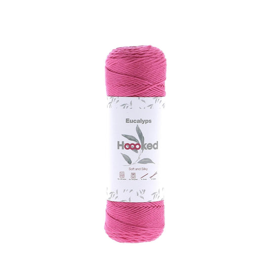 Hoooked Eucalyps Magenta Pink Eucalyptus Yarn - 165M 100g