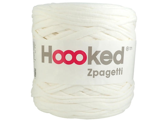 Hoooked Zpagetti White Cotton T-Shirt Yarn - 120M 700g