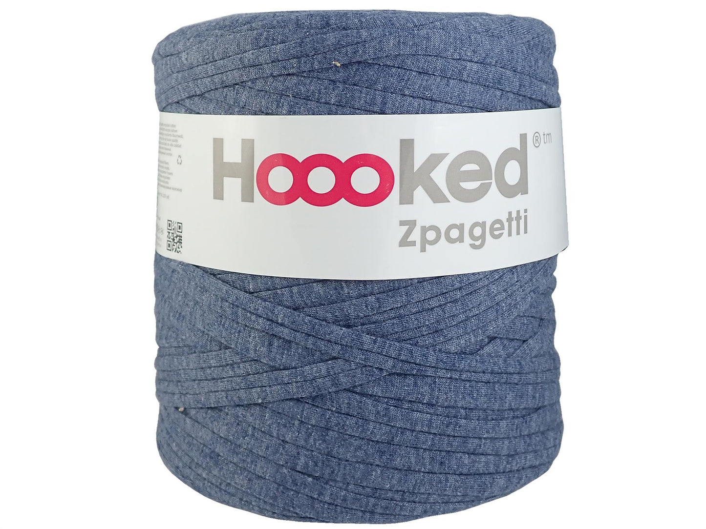 Hoooked Zpagetti Denim Blue Cotton T-Shirt Yarn - 120M 700g