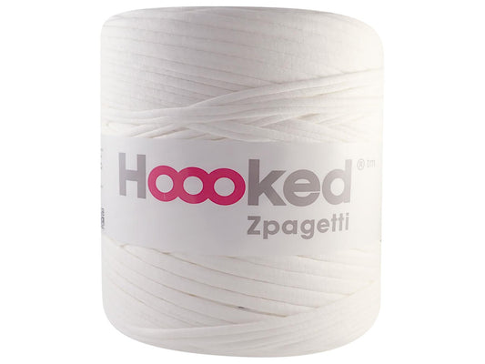 Hoooked Zpagetti Vanilla White Cotton T-Shirt Yarn - 120M 700g