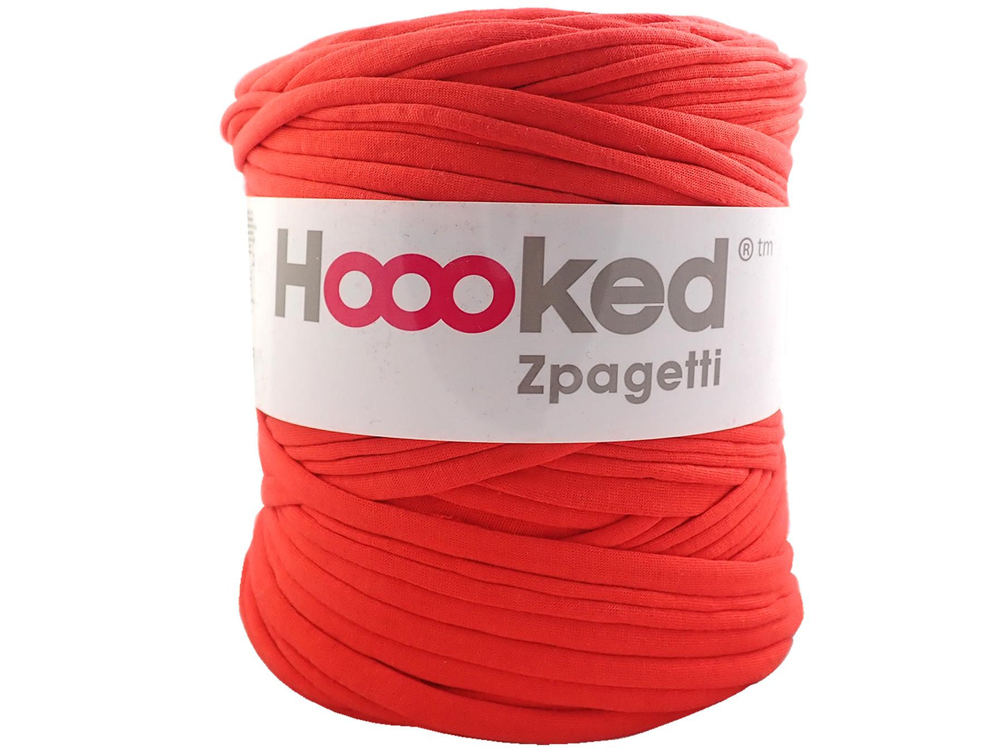 Hoooked Zpagetti Bright Red Cotton T-Shirt Yarn - 120M 700g