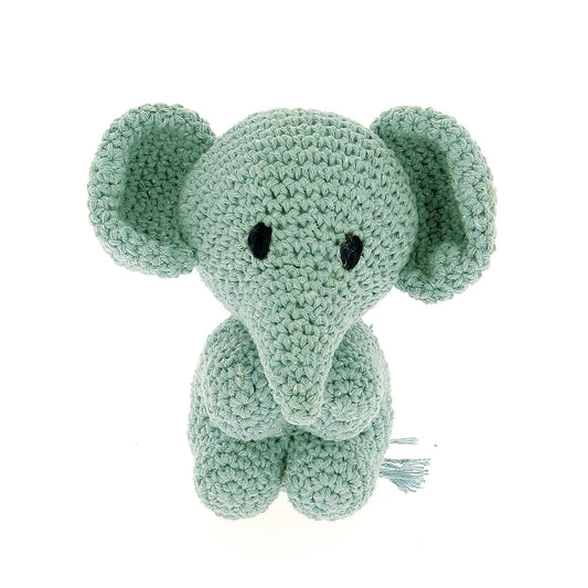 Hoooked Eco Barbante Milano Spring Cotton Elephant Mo Crochet Amigurumi Kit