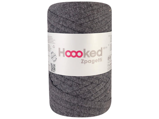 Hoooked Zpagetti Dark Grey Cotton T-Shirt Yarn - 60M 350g