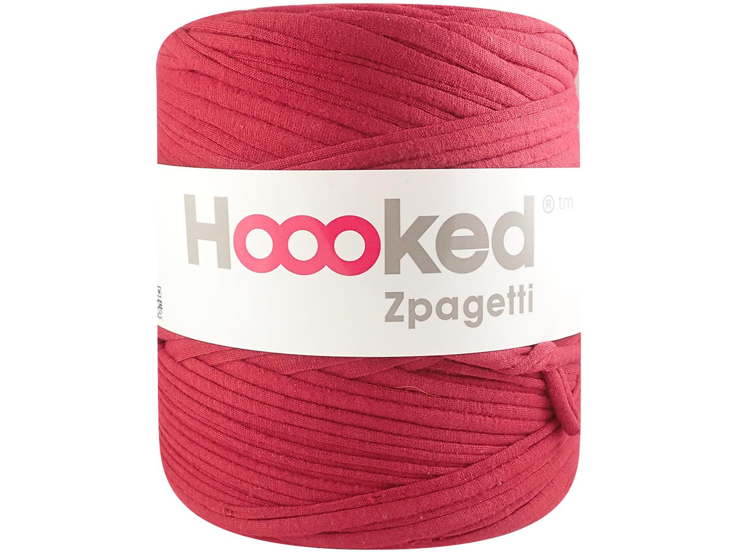 [Hoooked] Zpagetti Burgundy Red Cotton T-Shirt Yarn - 120M, 700g