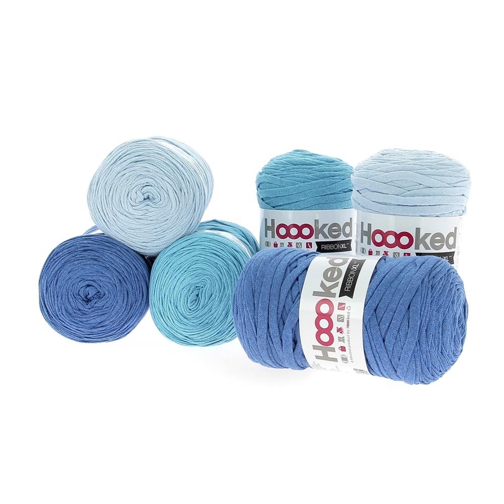 Hoooked RibbonXL Aqua Intense Cotton Yarn - 120M 250g (Pack of 6)