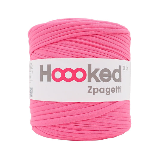 Hoooked Zpagetti Dark Pink Cotton T-Shirt Yarn - 120M 700g
