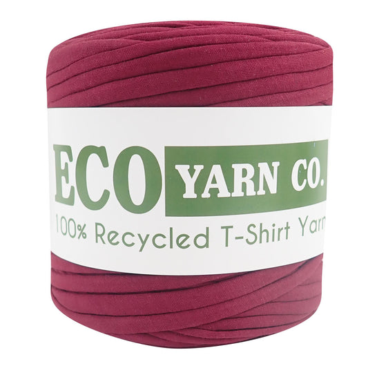 Eco Yarn Co Dark Red Cotton T-Shirt Yarn - 120M 700g