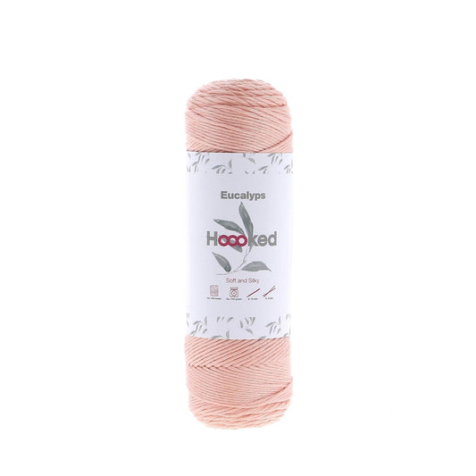 Hoooked Eucalyps Dalia Peach Eucalyptus Yarn - 165M 100g