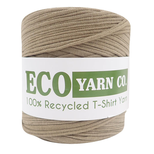 Eco Yarn Co Dark Beige Cotton T-Shirt Yarn - 120M 700g