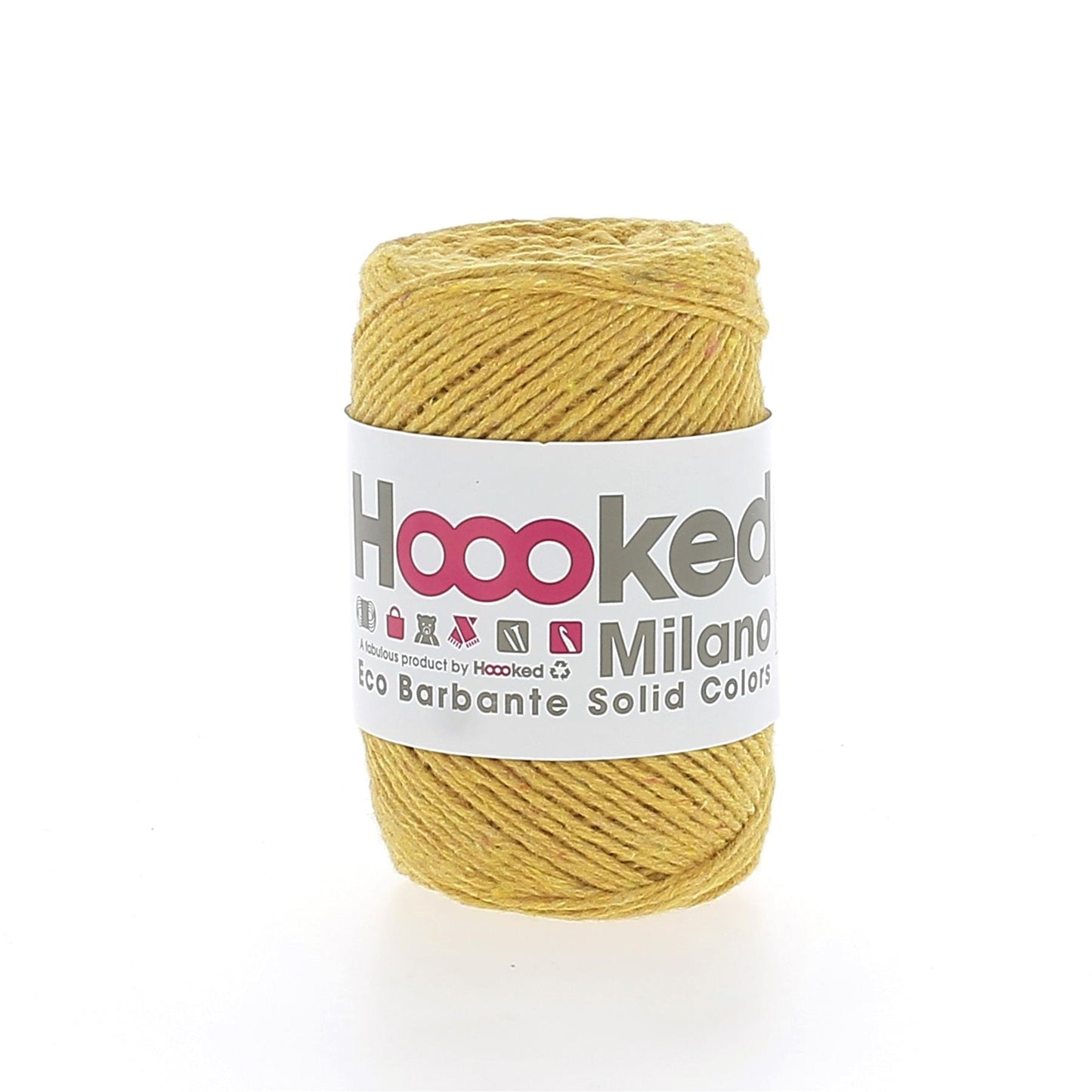 [Hoooked] D470 Eco Barbante Milano Curry Cotton Yarn - 102M, 100g