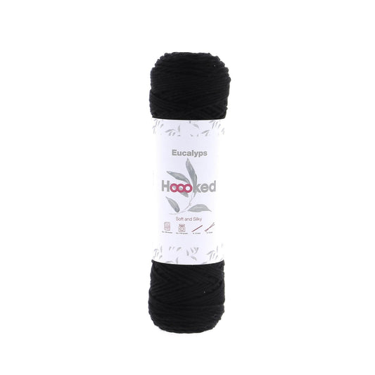 Hoooked Eucalyps Neroni Black Eucalyptus Yarn - 165M 100g