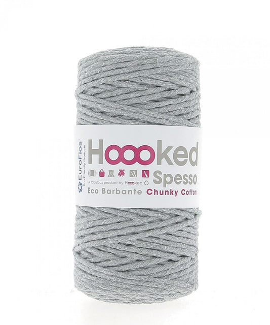 [Hoooked] S270 Spesso Chunky Gris Grey Cotton Yarn - 127M, 500g