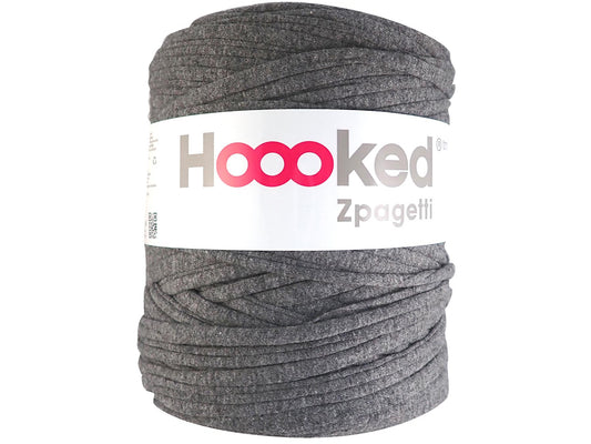Hoooked Zpagetti Dark Grey Cotton T-Shirt Yarn - 120M 700g