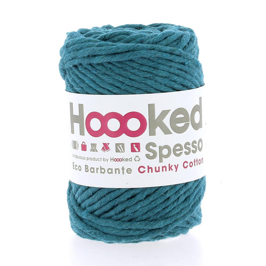 Hoooked Spesso Chunky Petrol Cotton Yarn - 50mm 200g
