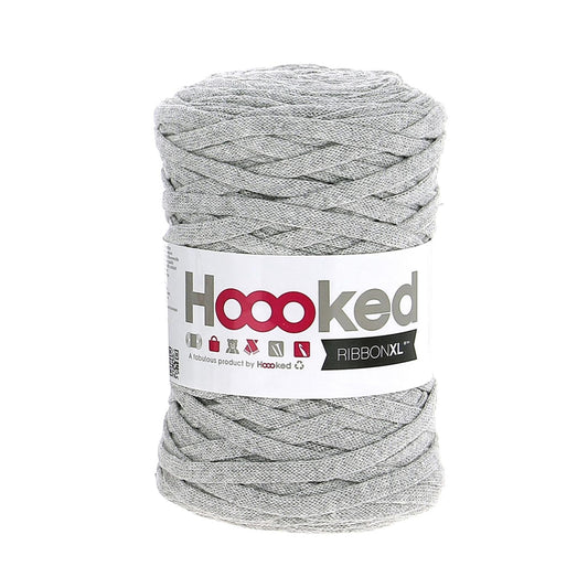 RXL41 RibbonXL Silver Grey Cotton Yarn - 120M, 250g