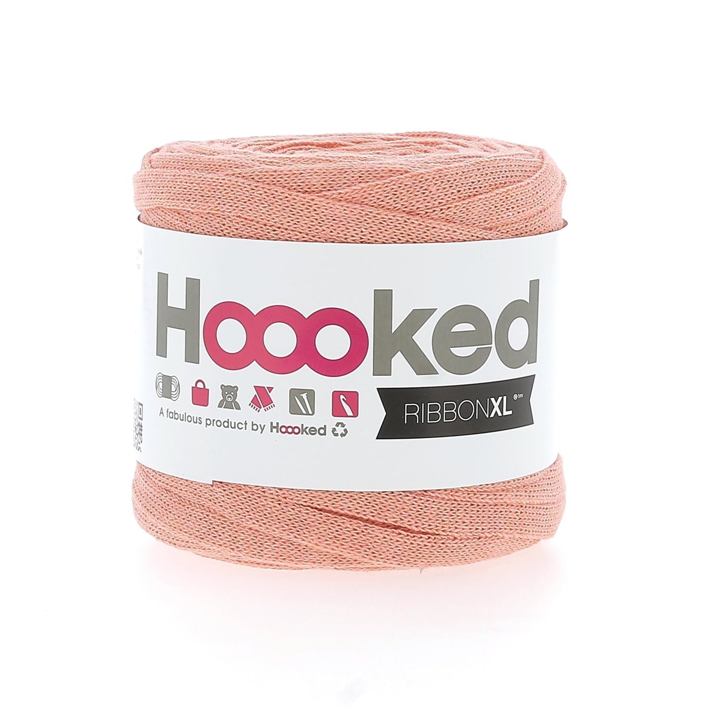 [Hoooked] RXL47MINI RibbonXL Iced Apricot Cotton Yarn - 60M, 125g